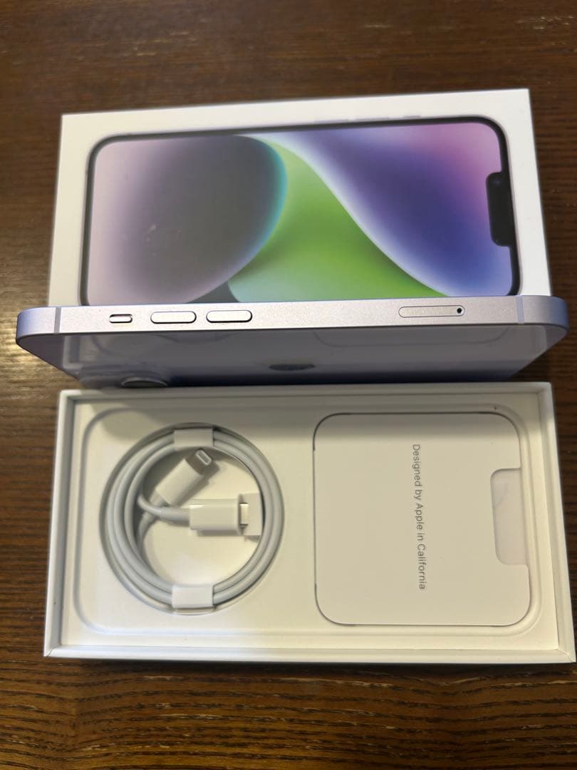 Apple iPhone 14 本体　256GB パープル