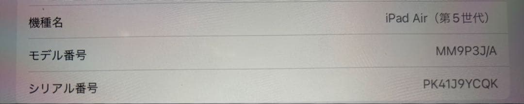 iPadAir第5世代 256GB