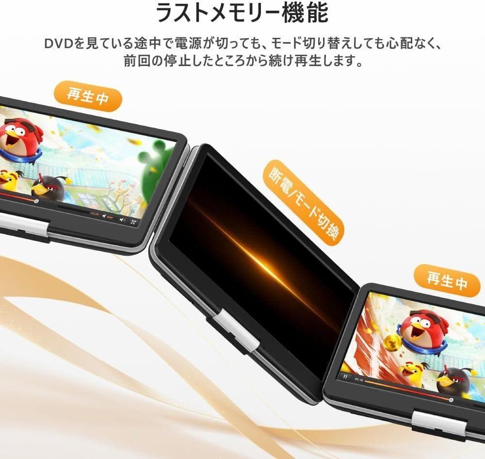 【特価価格！】新品　ポータブルdvdプレーヤー　17.9型 14インチ