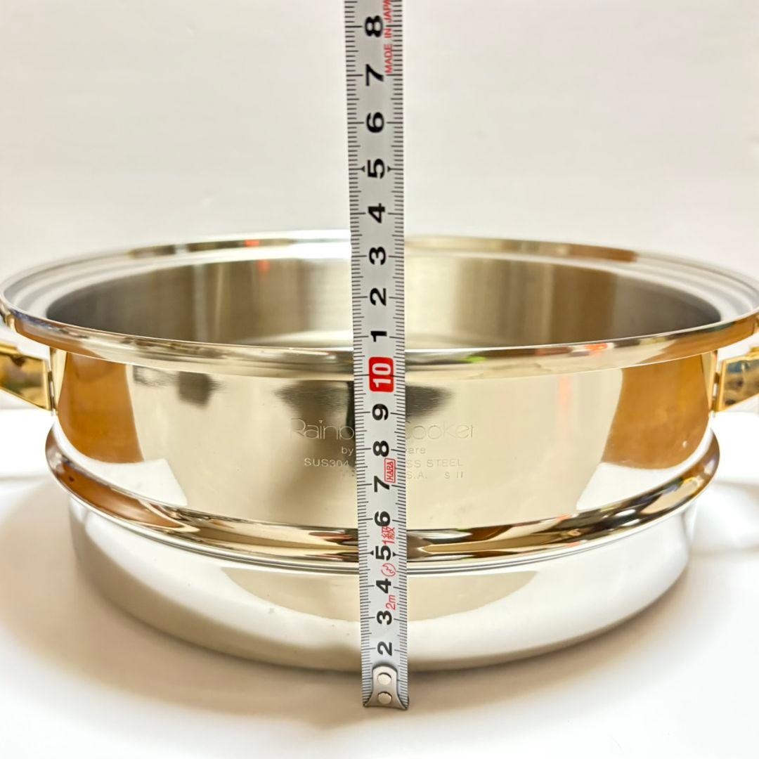 タッパーウェア　レインボークッカー　両手鍋