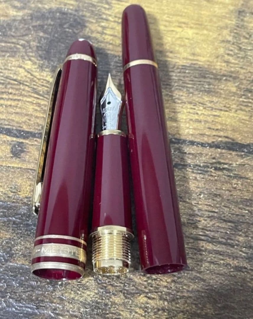 【美品・未使用に近い】モンブラン 144 ボルドー montblanc 万年筆