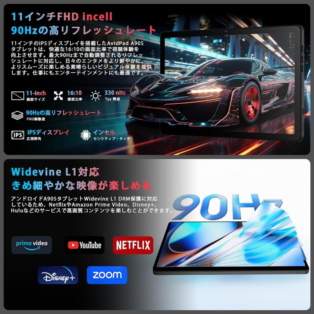 G99 AI搭載 11インチ Android15 タブレット simフリー