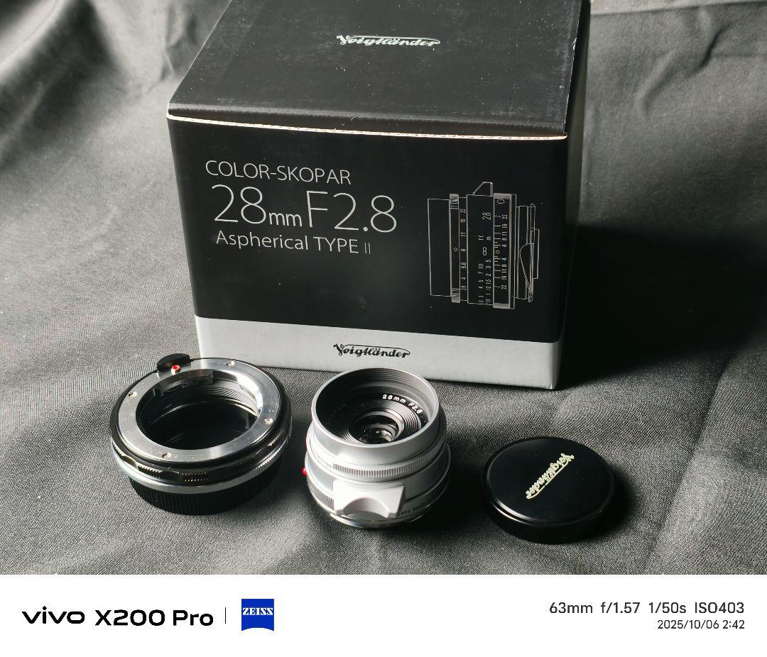 【美品】COLOR-SKOPAR 28mm F2.8 VM ライカ M