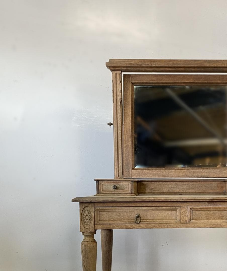 フランス アンティーク Dresser ドレッサー 鏡 テーブル ミラー
