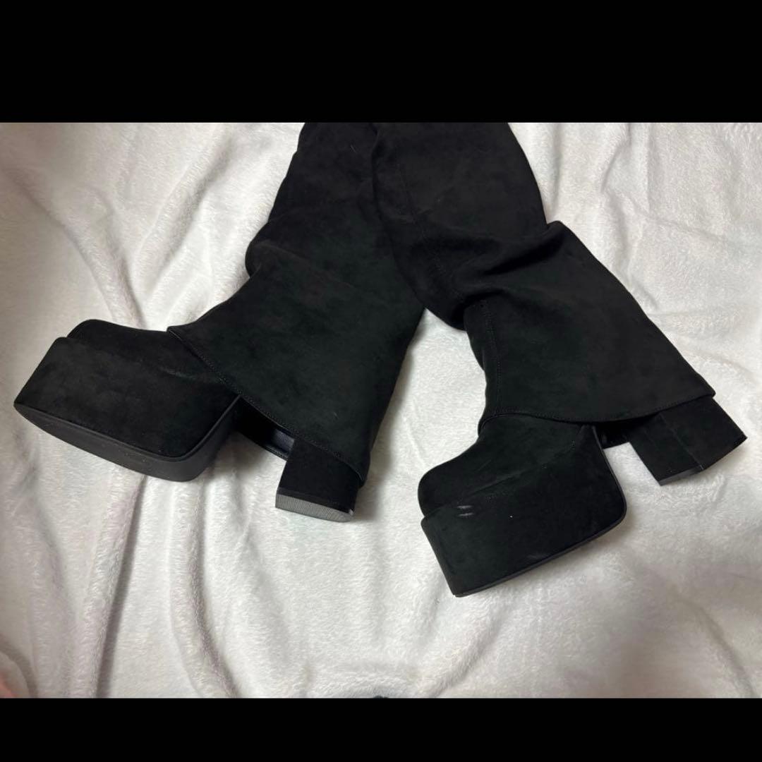 EMODA エモダ　ルーズフレアカバーフィットブーツ