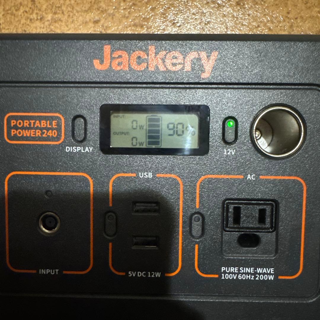 jackeryポータブル電源240 PTB-021