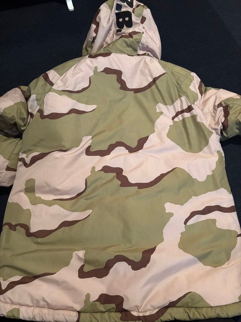 bristol ダウンジャケット ネイビー 迷彩　リバーシブル　ブリストル　XL