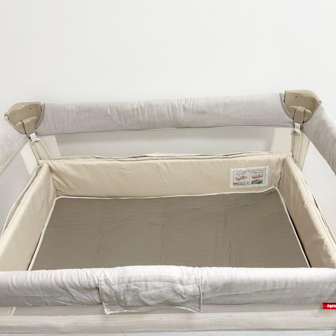 Aprica ココネルエアープラス AB 折りたたみ ベビーベッド 取扱説明書付