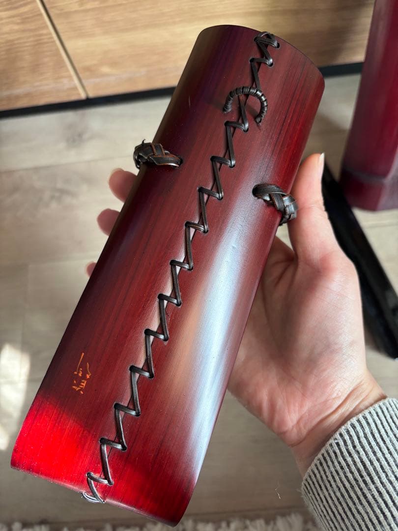 伊藤賢一郎作　花入　竹