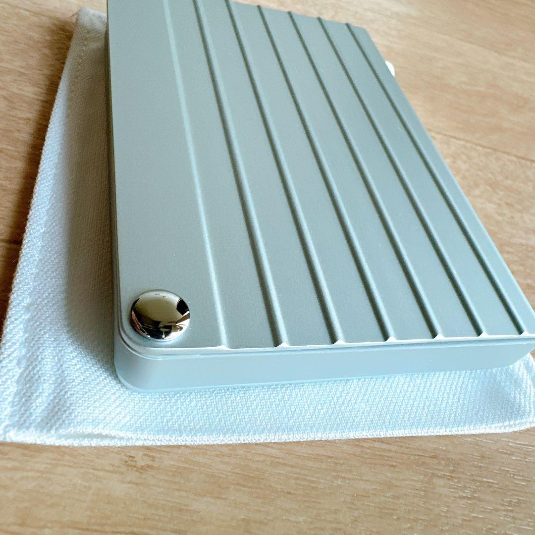 RIMOWA アルミニウム 名刺入れ シルバー リモワ カードケース