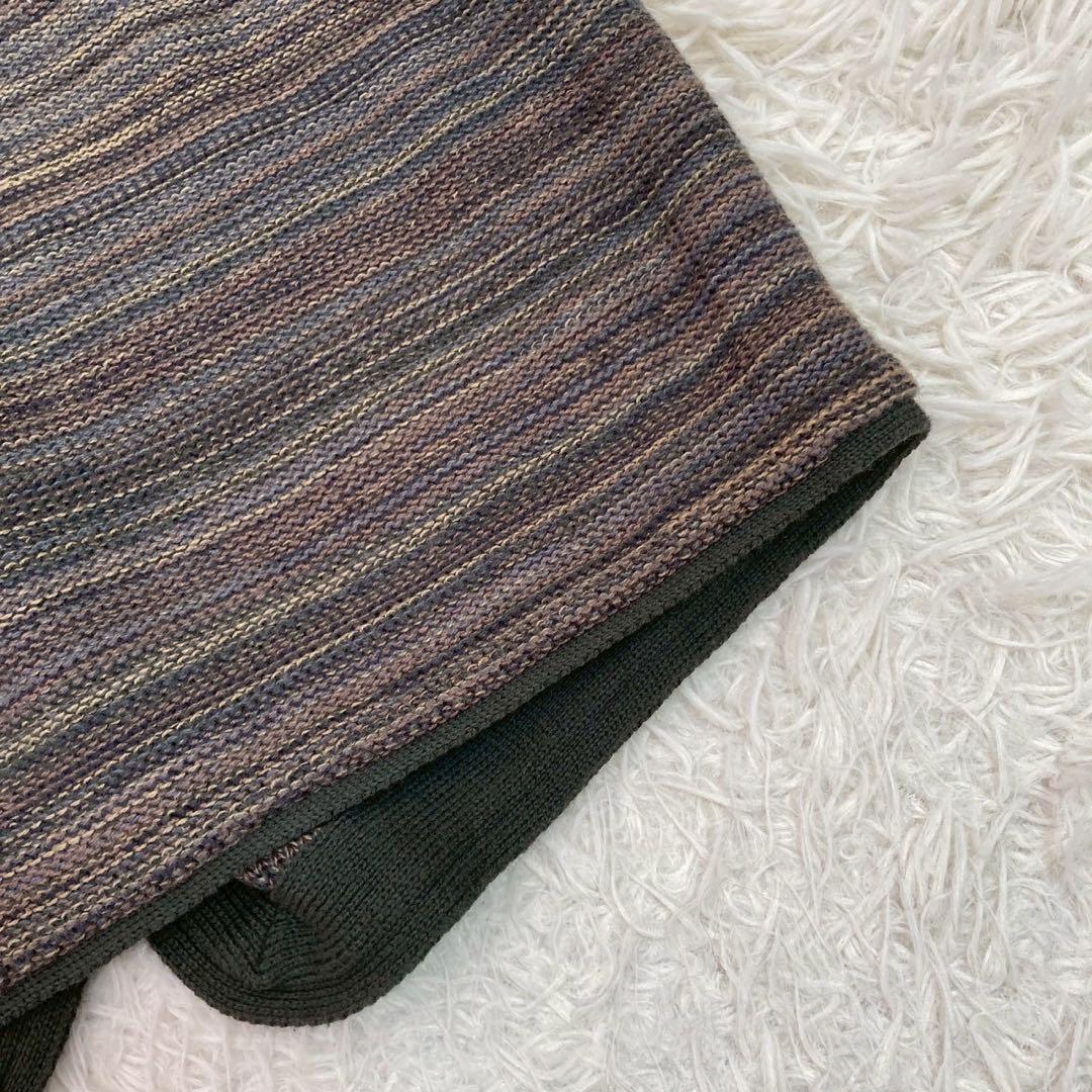 Paul Smith ニットベスト カーキ ブラウン L カジュアル 着回し