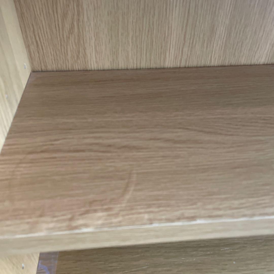 無印良品 MUJI オーク材 薄型ラック ワイド小 ＋追加セットワイド