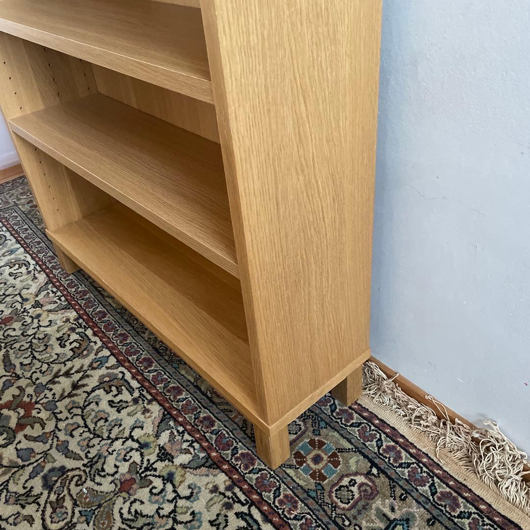 無印良品 MUJI オーク材 薄型ラック ワイド小 ＋追加セットワイド