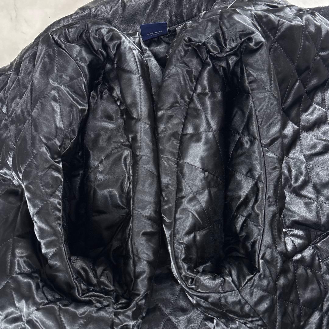 INTERBREED RAW Varsity スタジャン XL 刺繍 黒