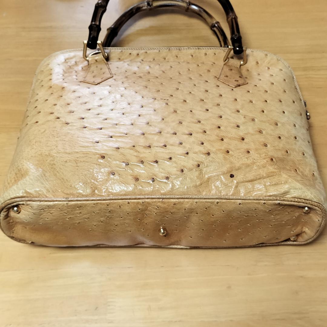 【美品】グッチ GUCCI バッグ（ストラップ＆鏡&鏡入れ付属） ベージュ