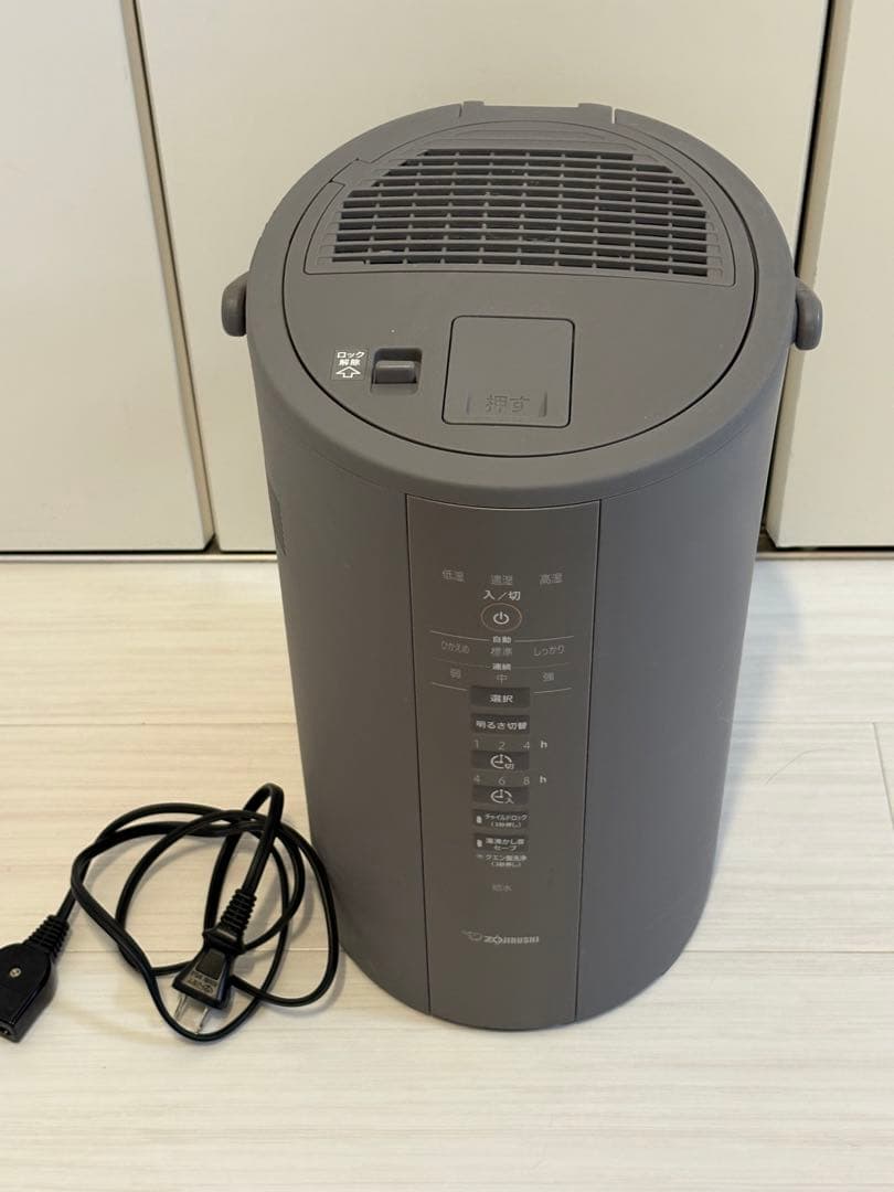 【美品】象印　スチーム式加湿器EE-DE50-HA グレー 2023年