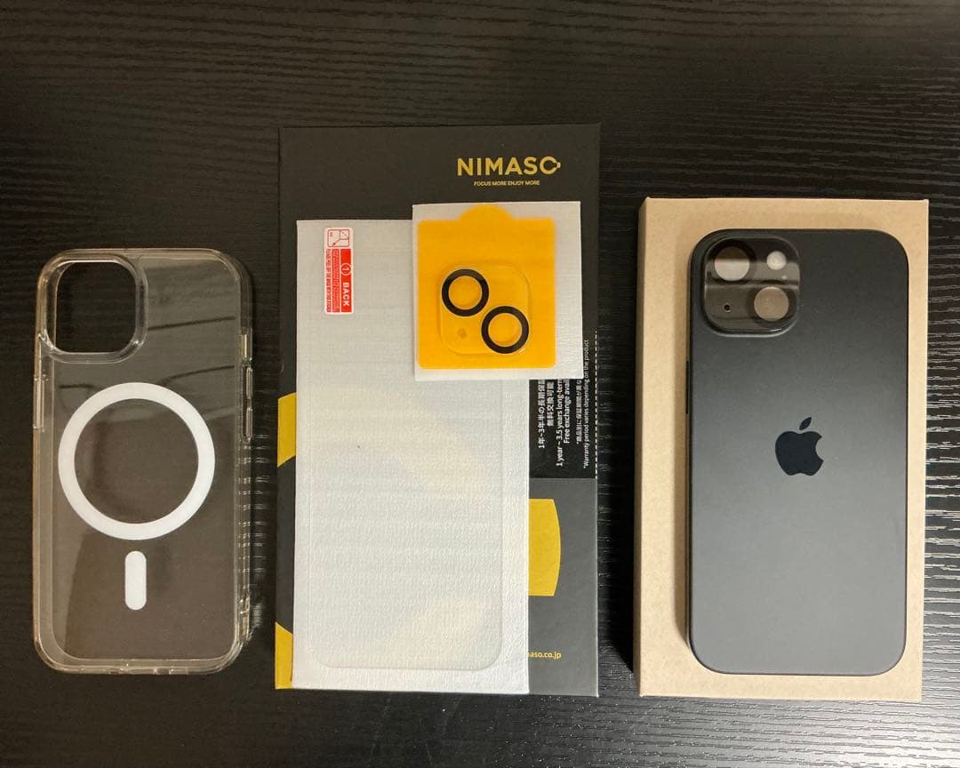 【極美品 最大容量100%】iPhone15 128GB ブラックSIMフリー