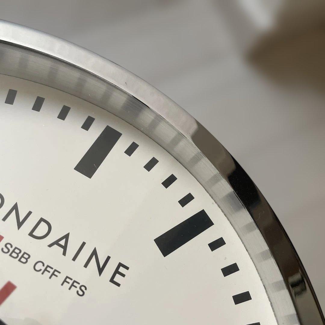 モンディーン MONDAINE 掛け時計 ウォールクロック 台座付き