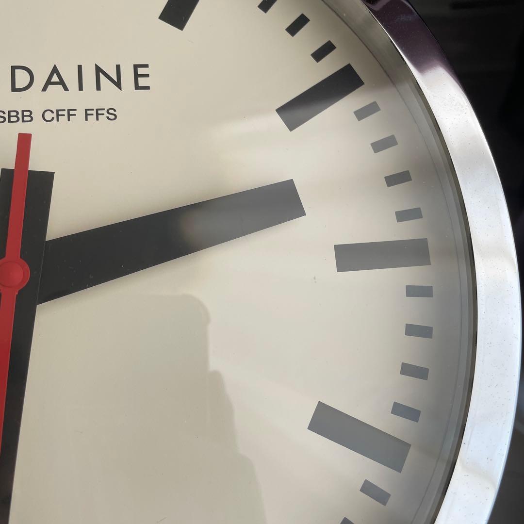モンディーン MONDAINE 掛け時計 ウォールクロック 台座付き
