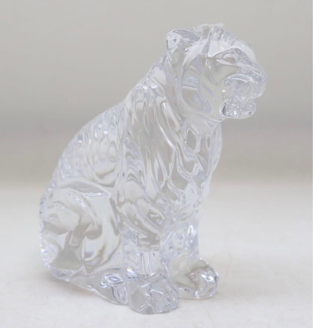 バカラ　BACCARAT トラ　置物　フィギュリン　クリスタル　寅　虎
