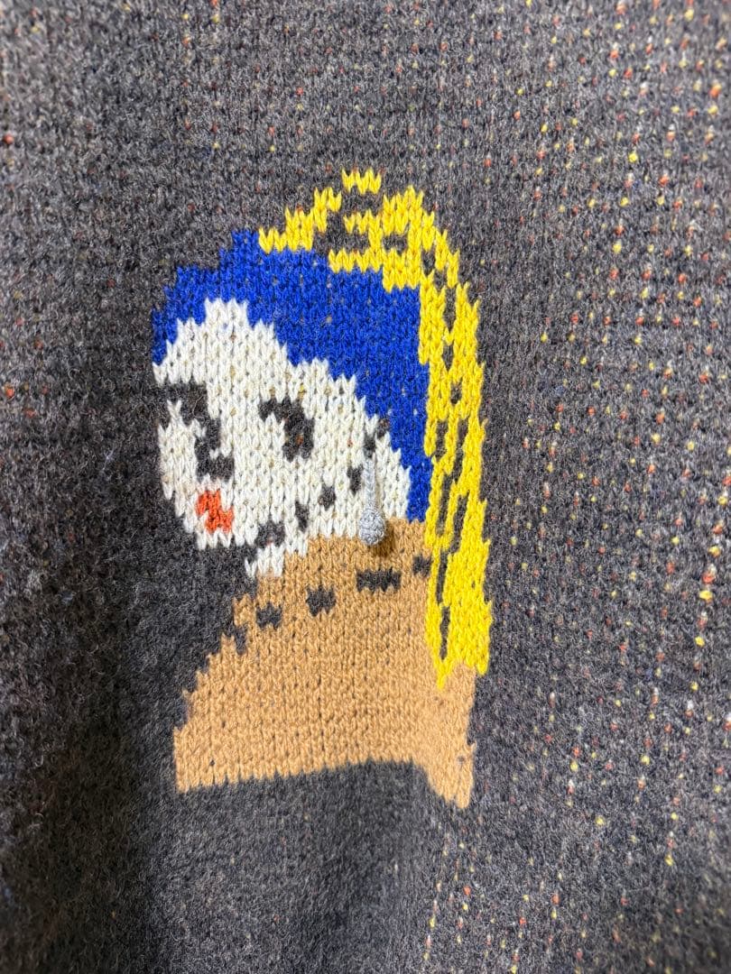 【美品！】kota gushiken真珠の耳飾りの少女ニット サイズ1