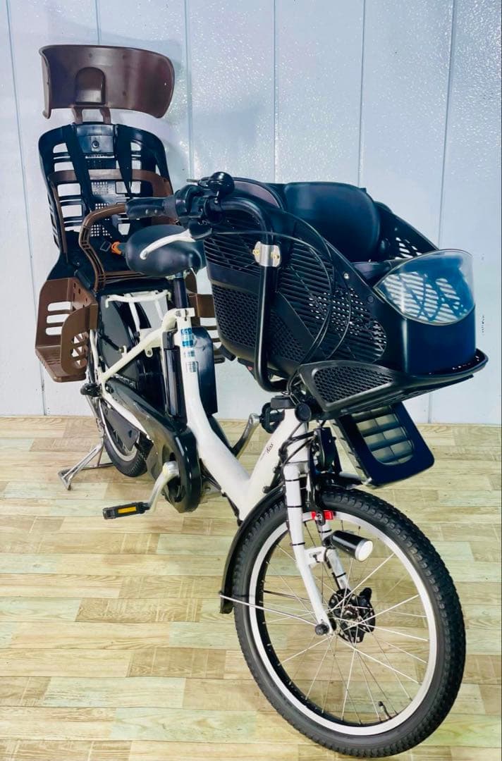 2948ヤマハ8.9アンペア3人乗り対応20インチ子供乗せ　電動アシスト自転車