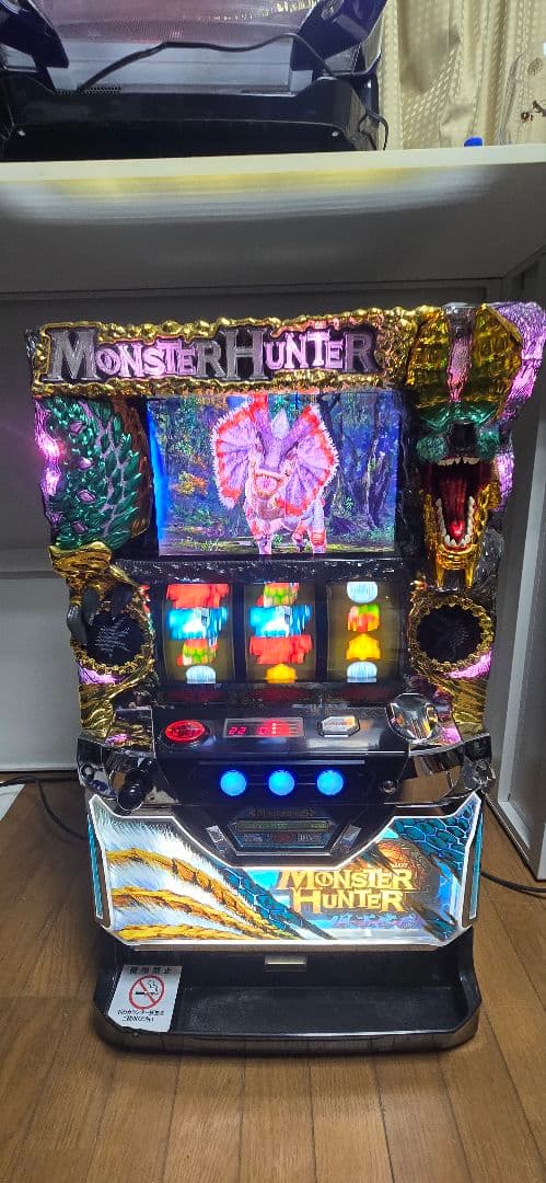 スロット　モンスターハンター 月下雷鳴　実機