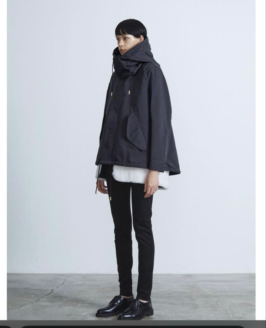 THE RERACS ライナー付きモッズコート ファーベスト ブラック 3WAY