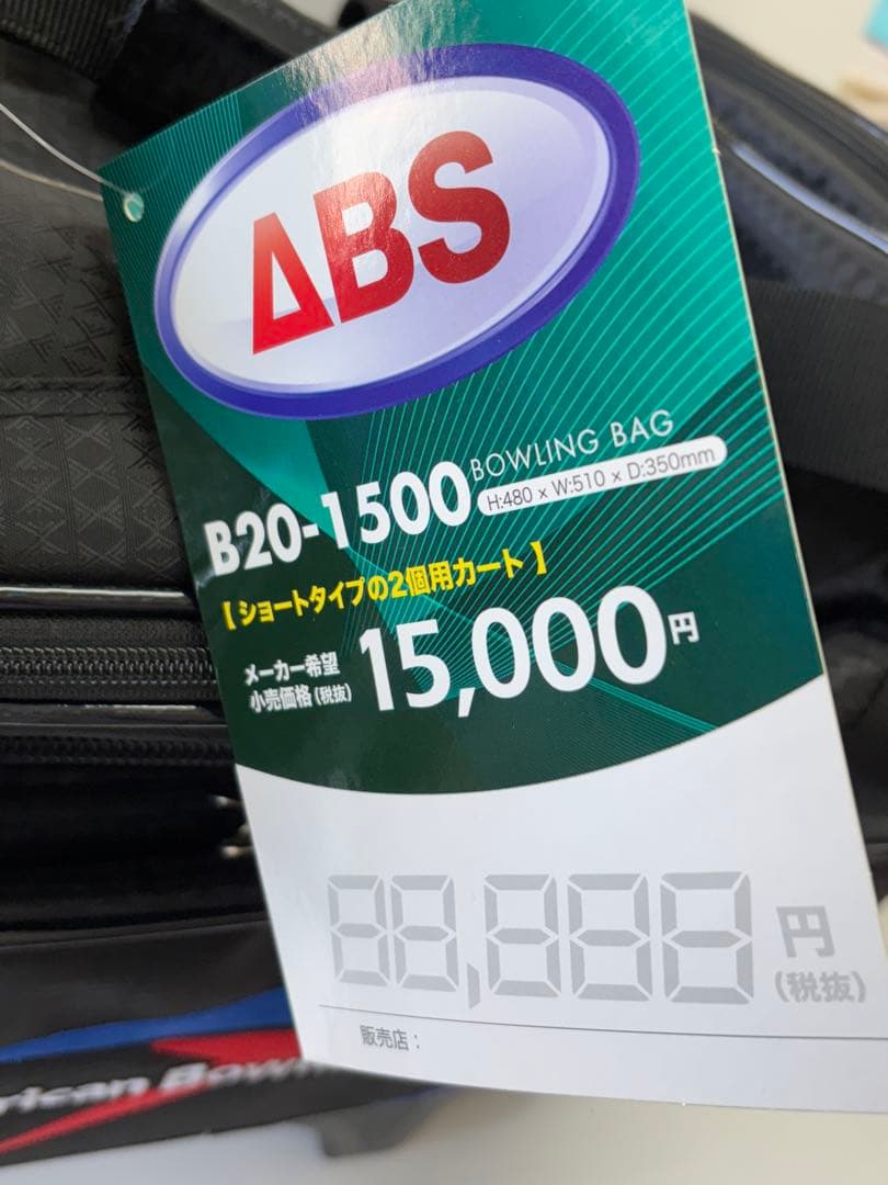 未使用 PRO-AM ボウリング キャリーバッグ ボール2個用 タイヤ付