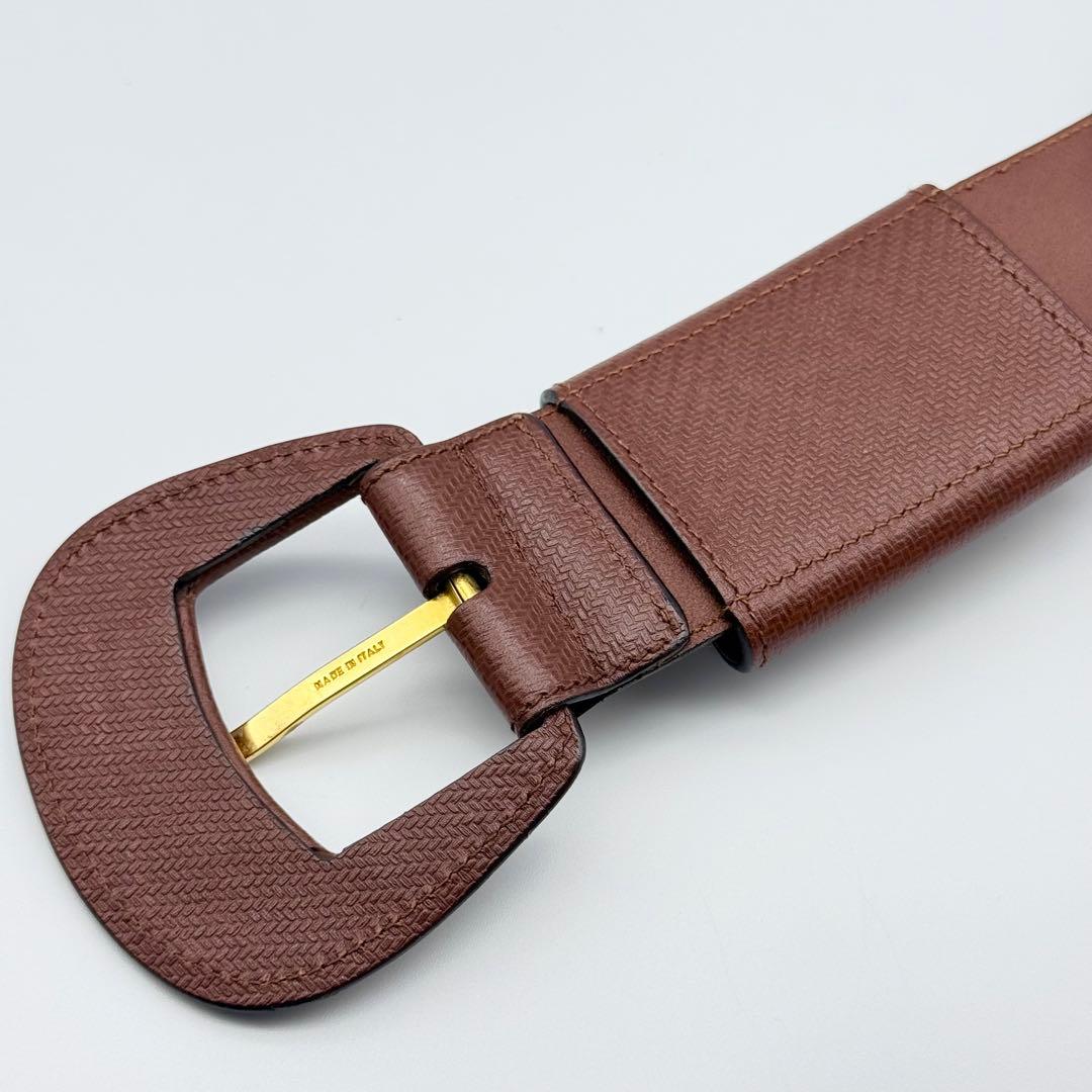 ✨美品✨フェラガモ ベルト ガンチーニ レザー ゴールド金具 レディース