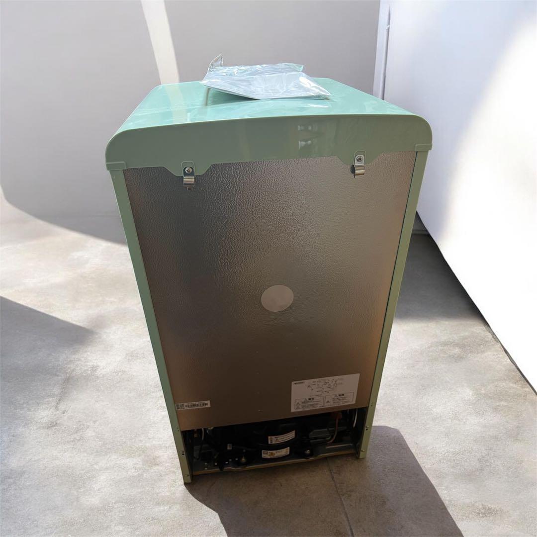 美品★レトロ風　冷蔵庫　ライトグリーン　一人暮らし81L PRR-082D-B