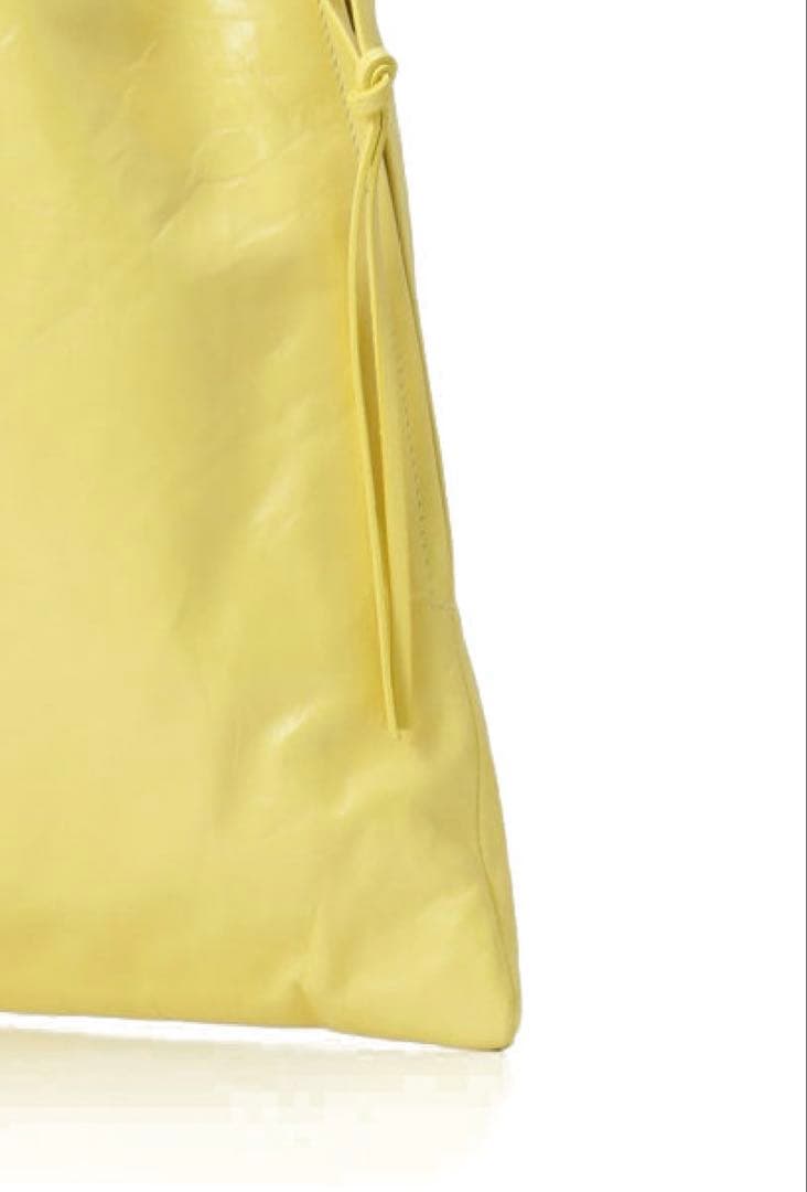 バッグ JIL SANDER Drawstring Bag pastel yellow
