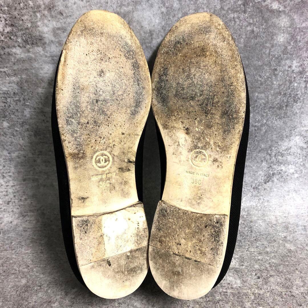 ■ CHANEL シャネル パンプス バレエシューズ G34350 ココマーク