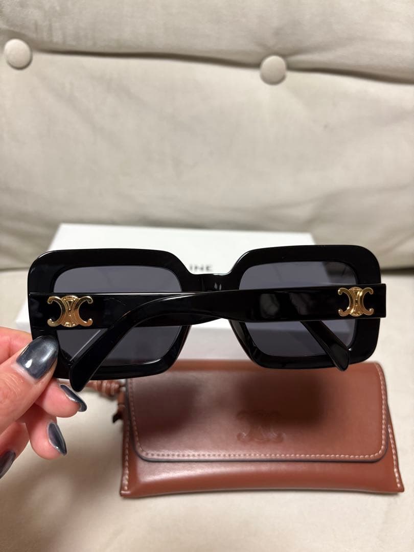 【CELINE】ブラック サングラス ケース付き