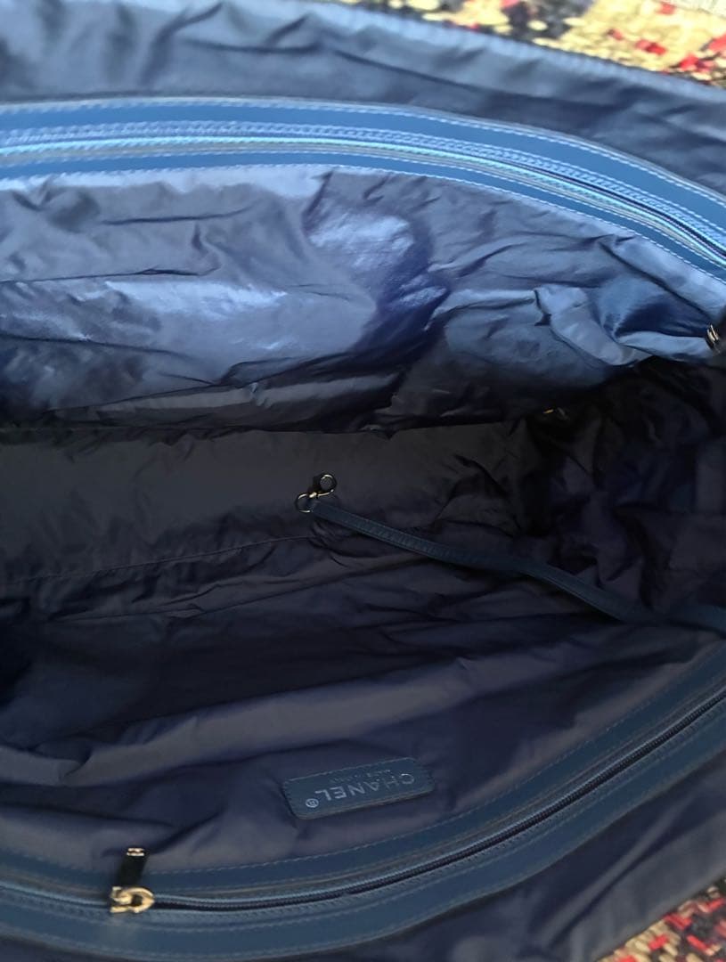 yoshi 様♡CHANEL ツイード　ナイロン　トートバッグ