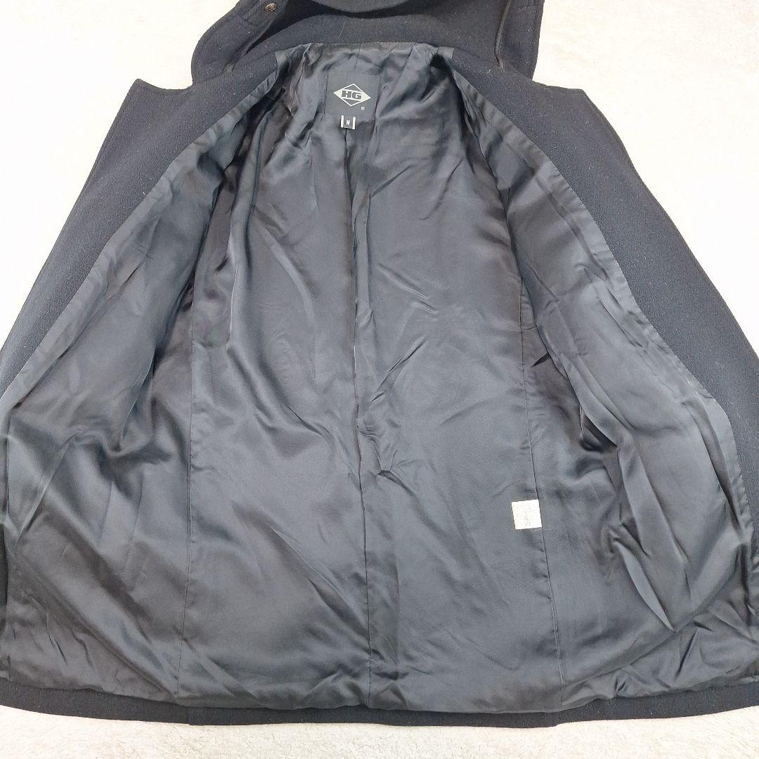 ヒステリックグラマー　デニムドッキング　ダッフルコート　ブラック　M