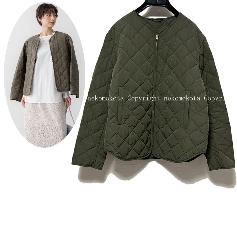 美品 23区 ライナー付き マルチウェイアウター 38 カーキ モッズコート