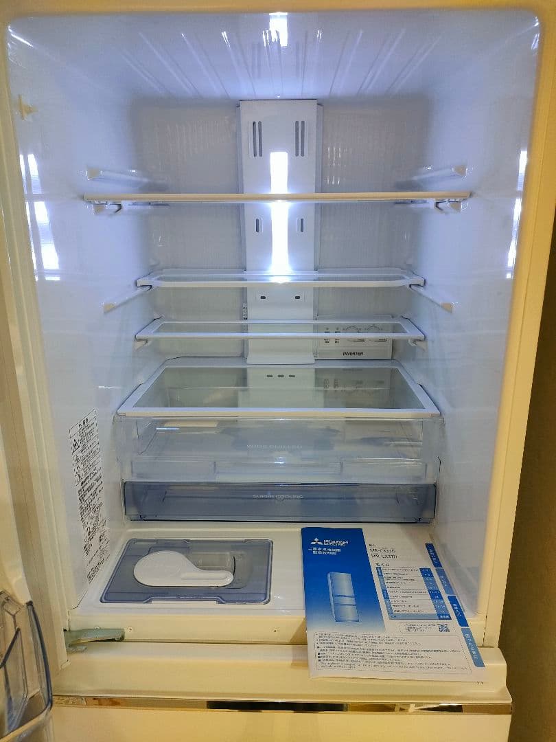 福*様 三菱 ノンフロン 冷蔵庫 ホワイト 330L 自動製氷 MR-CX33