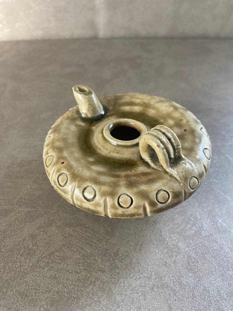 古瀬戸水滴　加藤宇助 作　共箱