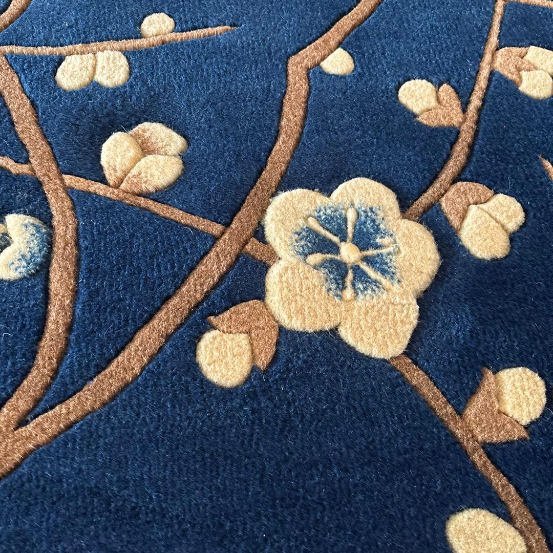 訳あり新品未使用　中国段通　建平段通90段　手織り　ウール