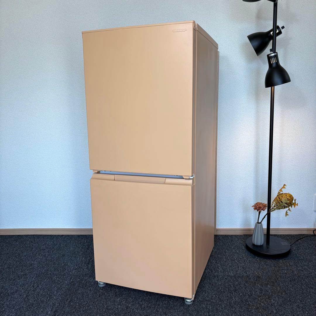 2021年式 冷蔵庫 一人暮らし 単身用 小型 無料保証付 シャープ マット仕様