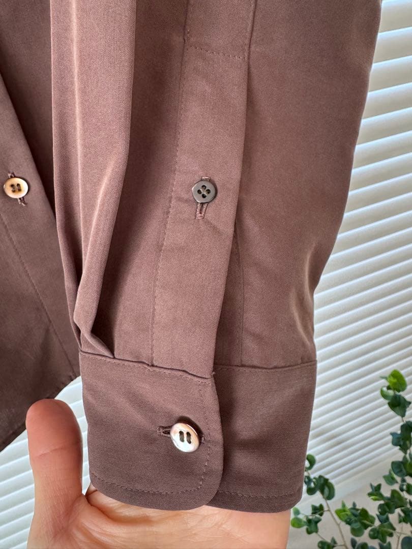 専用　Plage Sway Back Tuck シャツ ブラウン