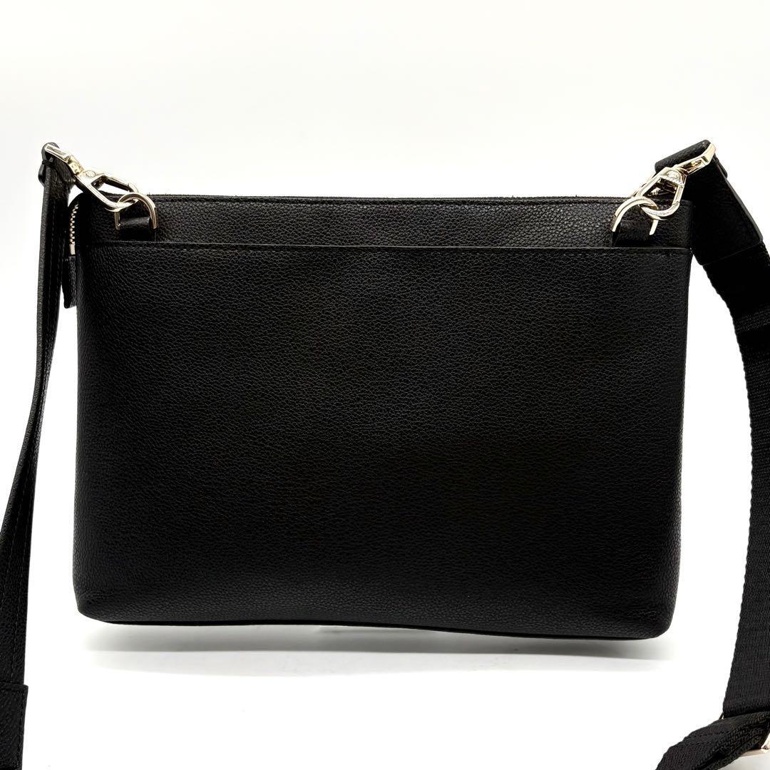 【未使用級】ポールスミス インレイドスト 2way ショルダーバッグ レザー 黒