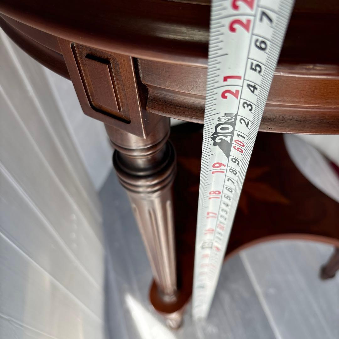 イタリア製象嵌？　サイドテーブル　花台