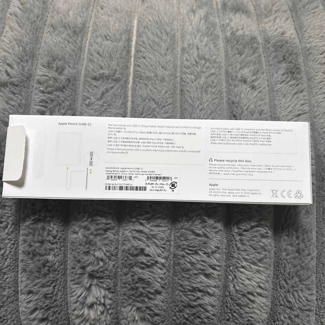 【美品】Apple Pencil USB-C 箱付き