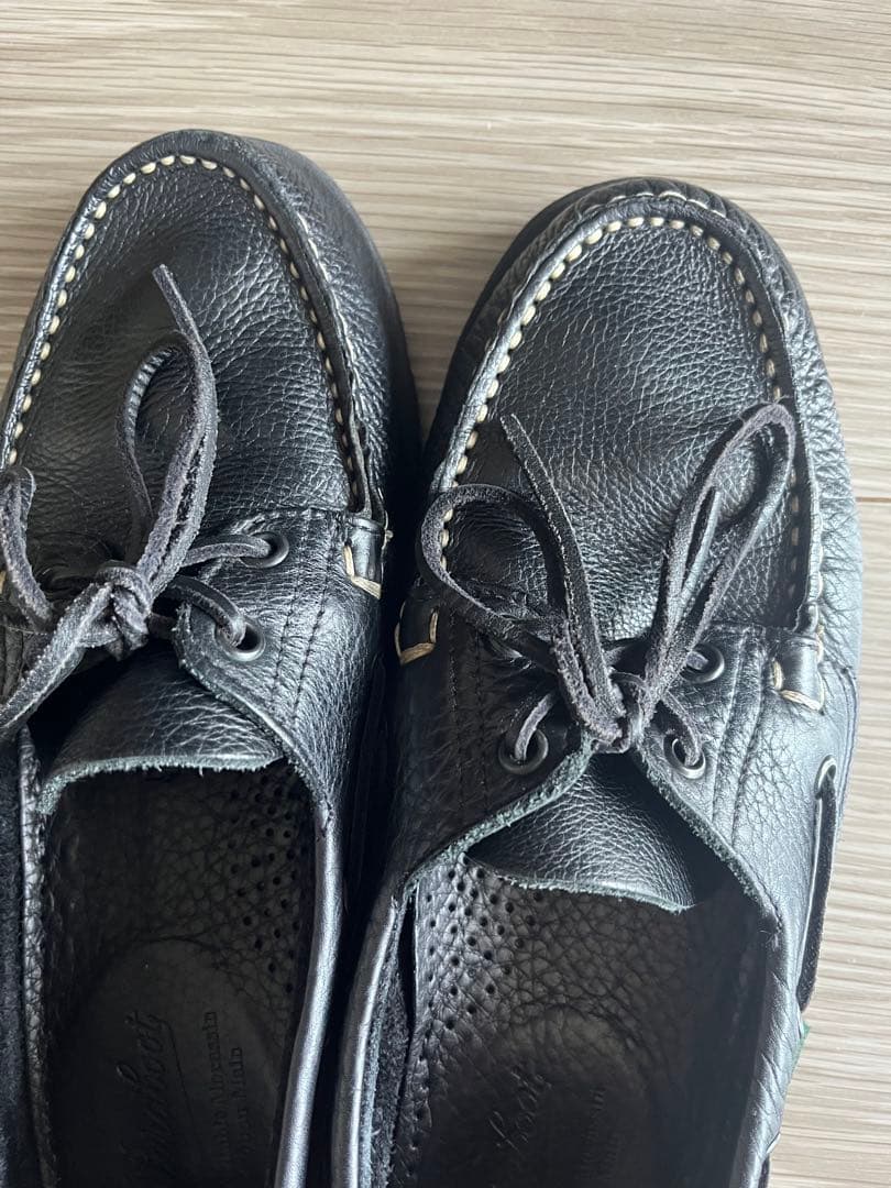 mmm　UNITED ARROWS別注 シボ革 パラブーツデッキシューズ