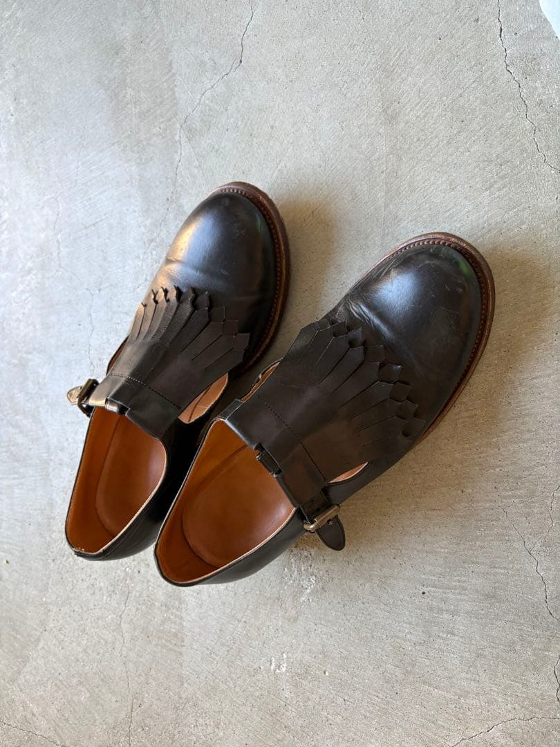 forme Tストラップ タッセル付き　23.5cm