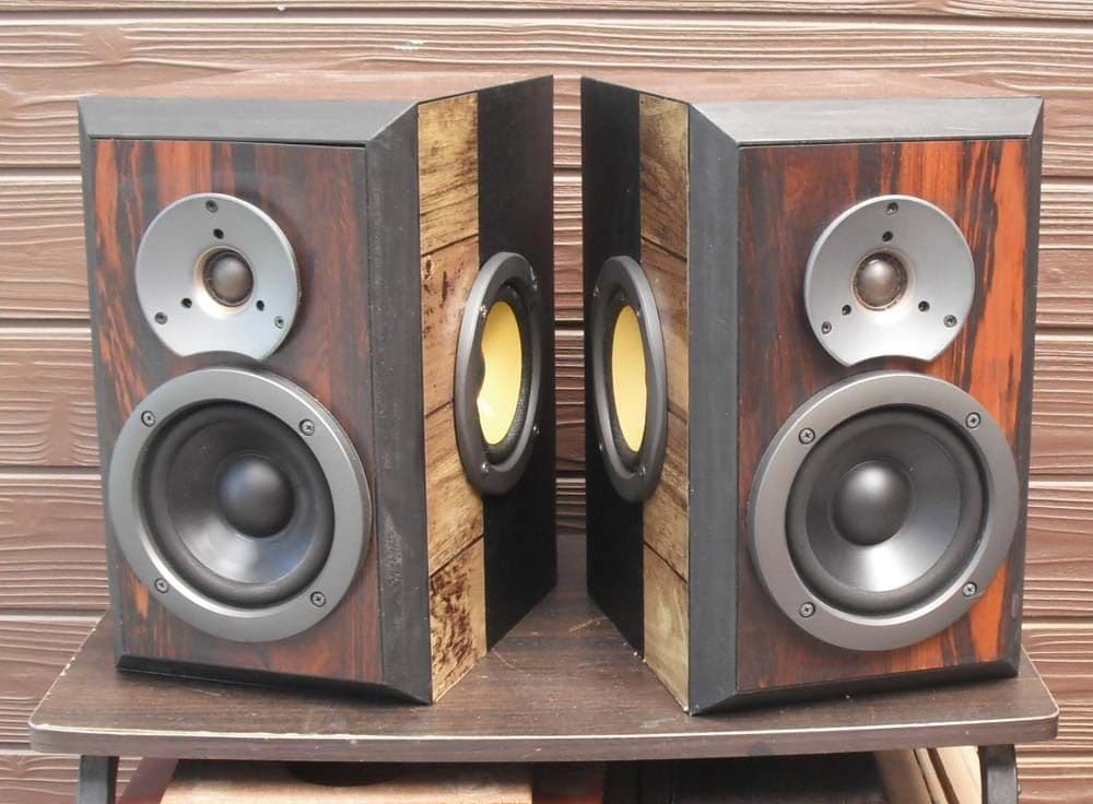 改造スピーカー ダブル ウーファ バナナプラグ対応