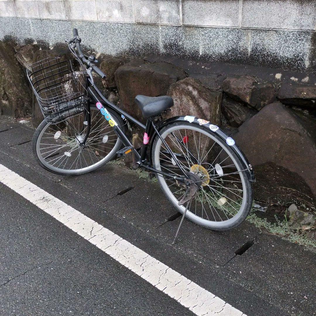 27インチ自転車(黒)熊本です