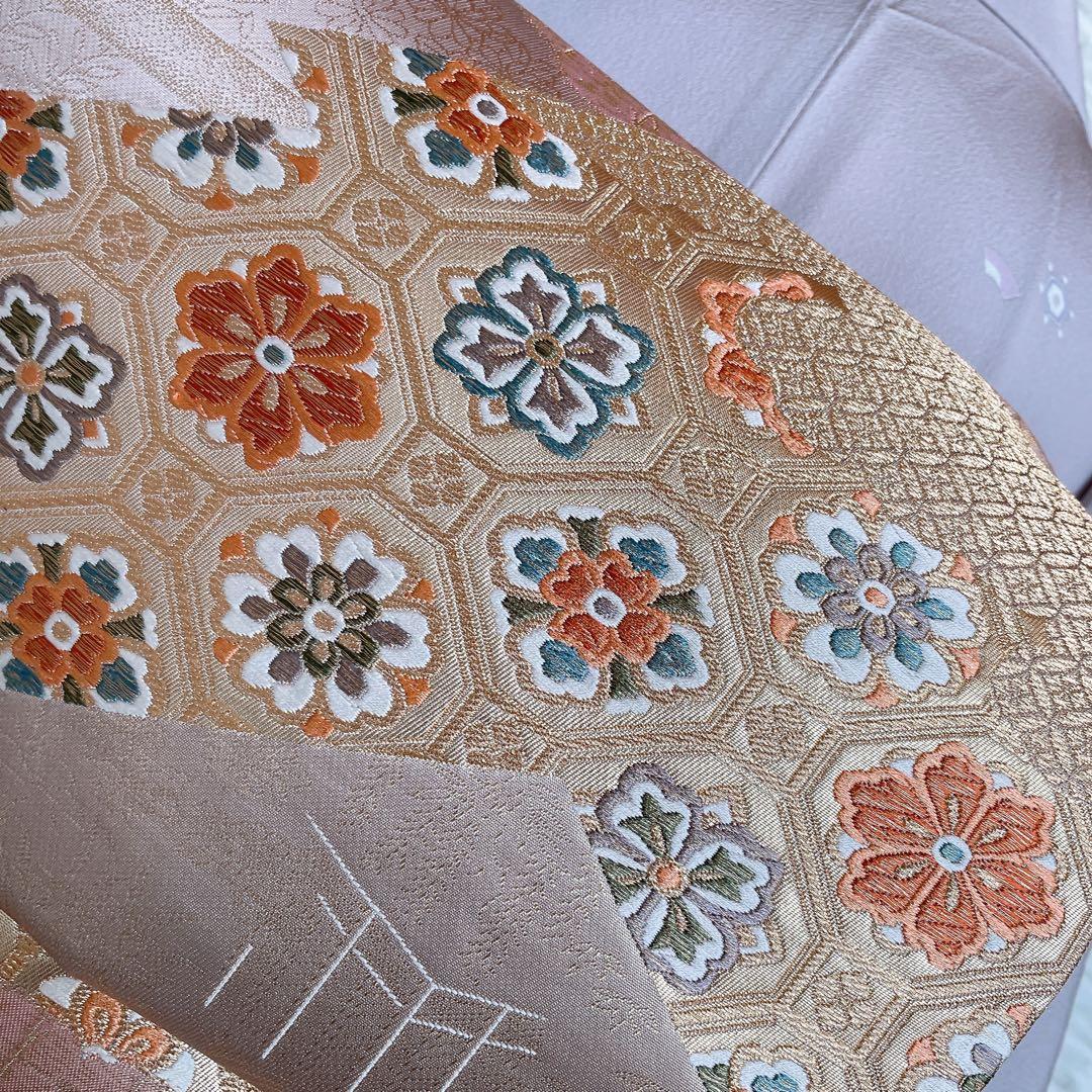 訪問着　フルセット　短冊　金彩加工　入学式　卒業式　着物　I5